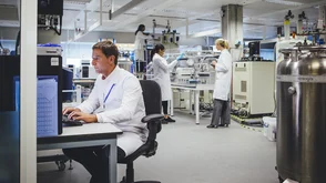 Medizinische Wissenschaft, Mitarbeiter bei der Arbeit in einem Labor - Stock-Fotografie - Medizinische Wissenschaft, Mitarbeiter bei der Arbeit in einem Labor - Stock-Fotografie