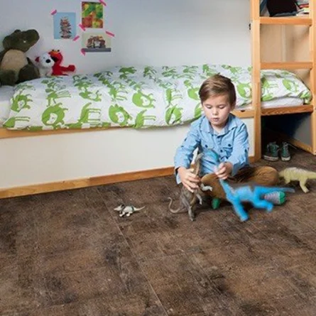 Kinderzimmer - PURE_Zinc_373D Designbelag im Kinderzimmer