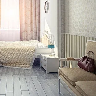Zierleiste - Zierprofile, Zierleisten als optische Teilung der Wand.