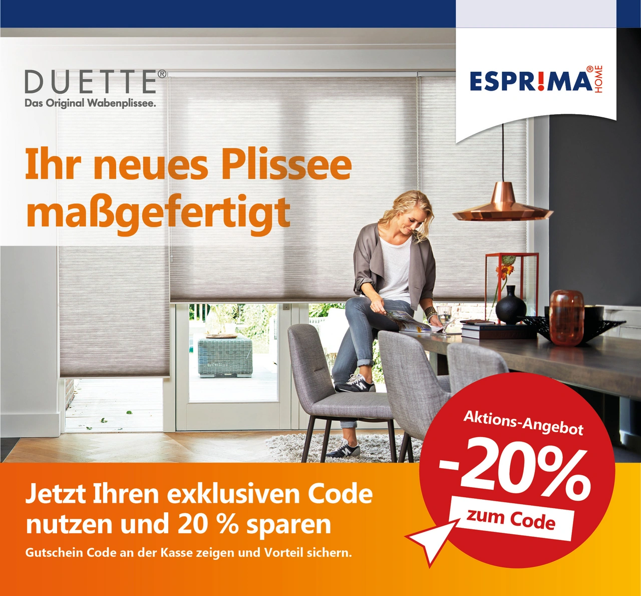 ESPRIMA Duette Plissee 2023